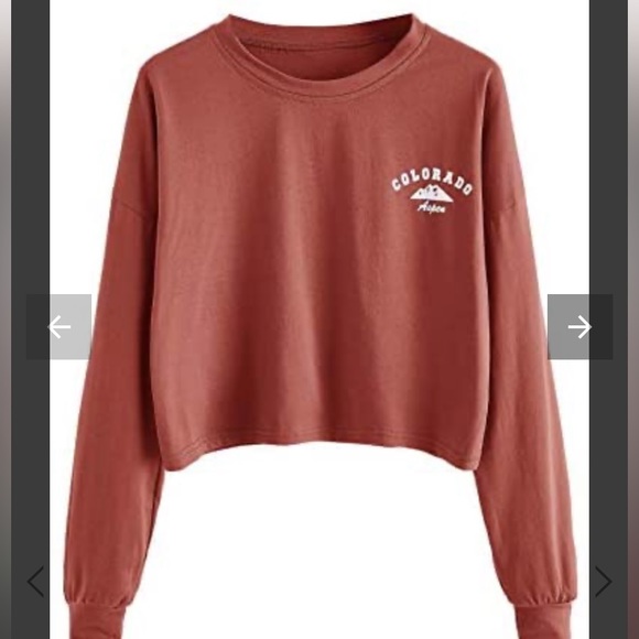 Tops - Colorado cropped long sleeve